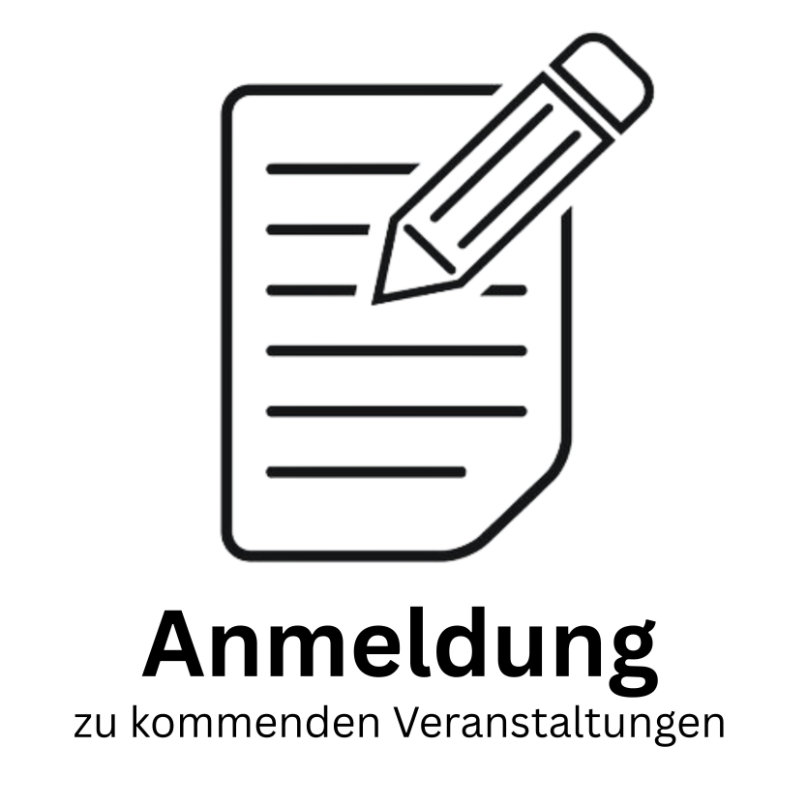 Anmeldung zu kommenden Veranstaltungen